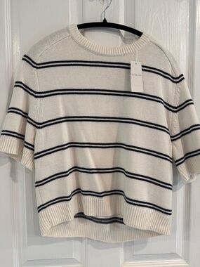 Abercrombie Short-Sleeve Knit Sweater